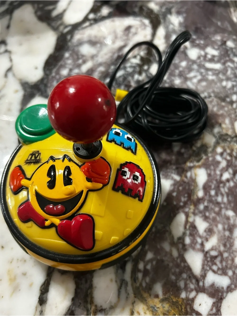 Vintage 2007 Jakks Pacific Namco Pac-Man Plug & Play TV Games Built In Control